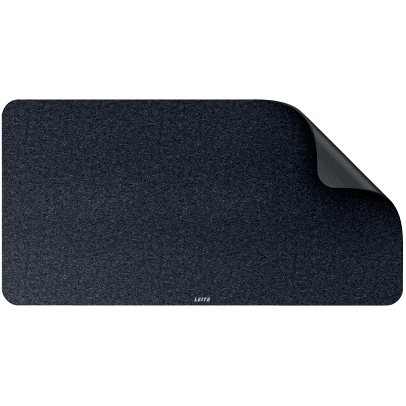 LEITZ Sous-main de bureau, feutre, 760×360 mm, gris foncé