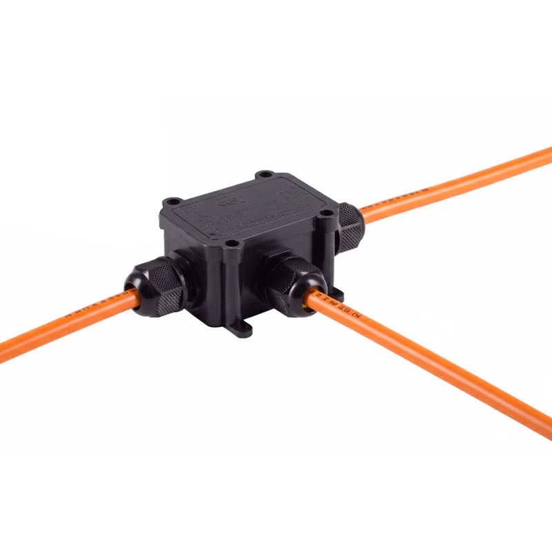 shiverpeaks boîtier de connexion réseau extérieur, IP68, noir, 69×42×35 mm