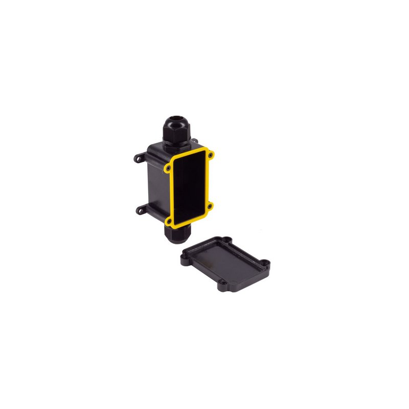 shiverpeaks boîtier de connexion réseau extérieur, IP68, noir, 69×42×35 mm