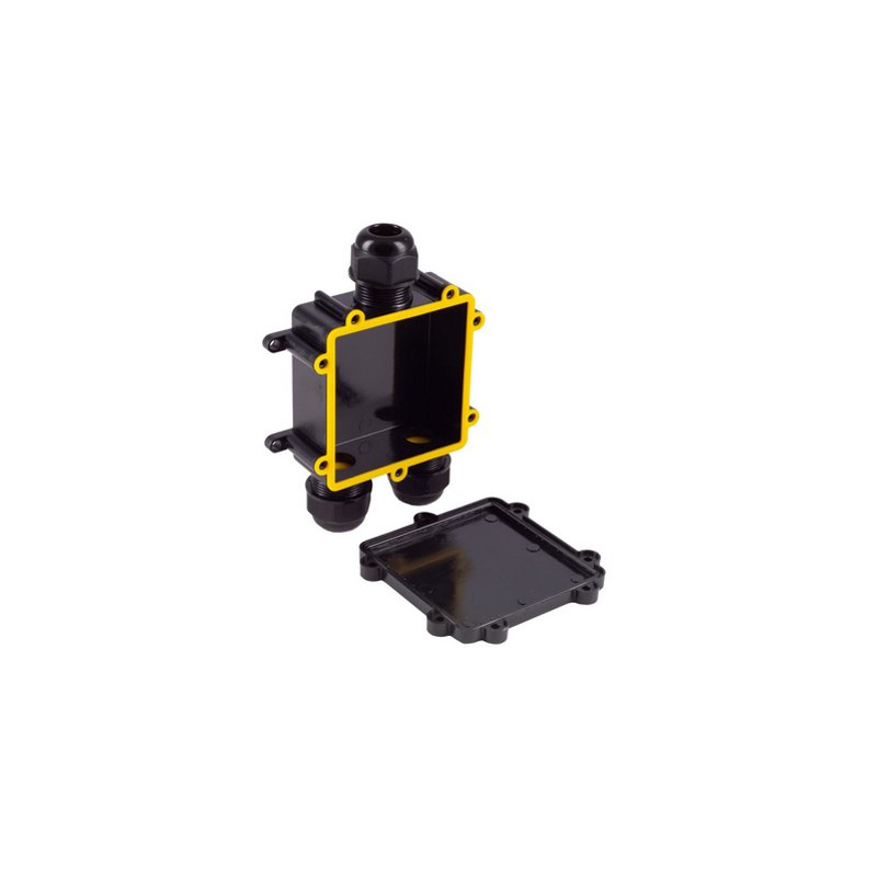 shiverpeaks boîtier connecteur câble réseau, IP68, pour extérieur, noir