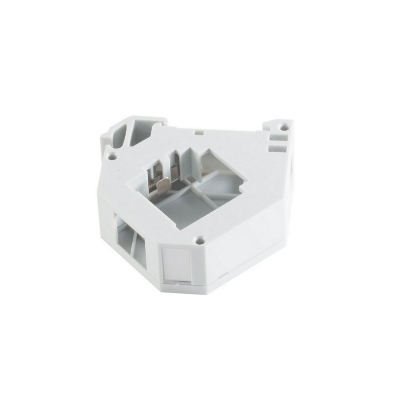 shiverpeaks DIN rail adapter for RJ45 Keystone modules, white, 35 mm DIN rail