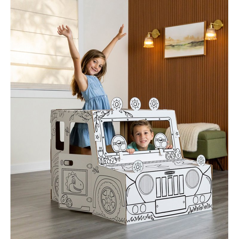 Fellowes Bankers Box XL boîte de rangement DINO-TRUCK, carton ondulé, 795×815×977 mm