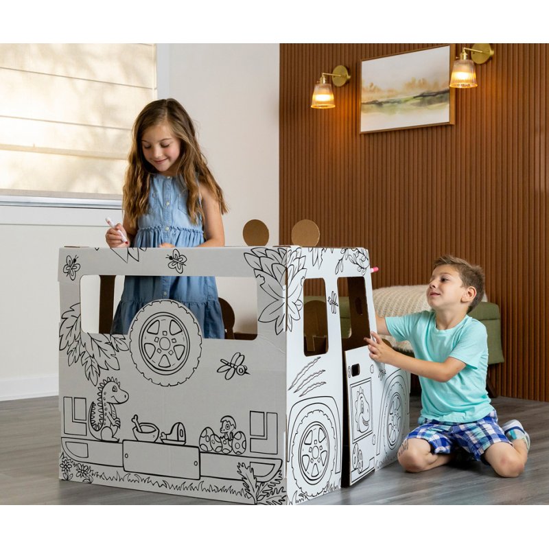 Fellowes Bankers Box XL boîte de rangement DINO-TRUCK, carton ondulé, 795×815×977 mm