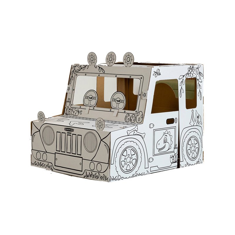 Fellowes Bankers Box XL boîte de rangement DINO-TRUCK, carton ondulé, 795×815×977 mm