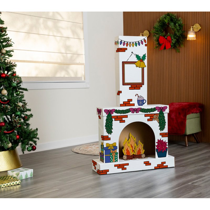 Fellowes Bankers Box party box for Christmas decorations, corrugated cardboard, 82×28×137 cm