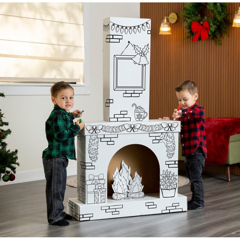 Fellowes Bankers Box party box for Christmas decorations, corrugated cardboard, 82×28×137 cm