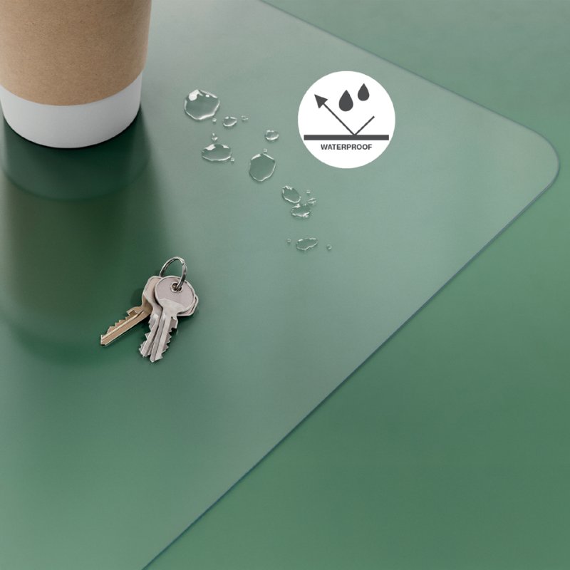 LEITZ Sous-main de bureau, 700×360 mm, PVC, transparent