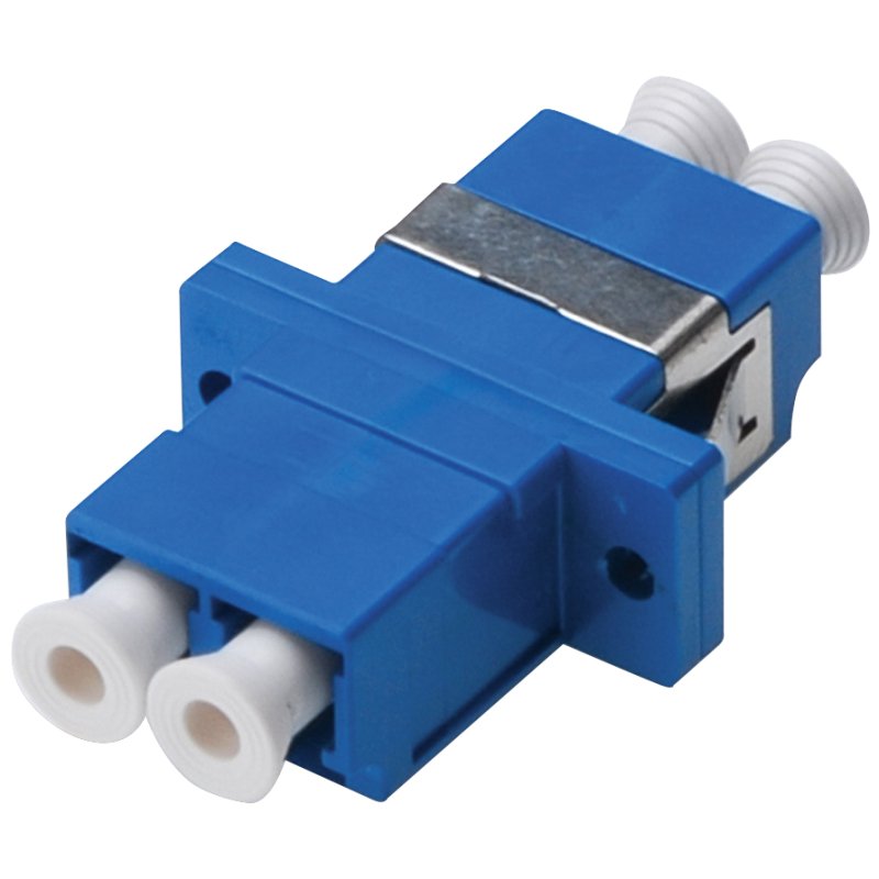 DIGITUS coupleur fibre optique LC Duplex vers LC Duplex, monomode OS2, virole céramique bleu