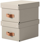 LEITZ opbergdozen set Puro, saliegroen, 7 liter, 2 stuks