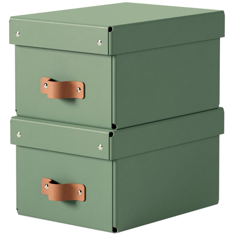 LEITZ ensemble de boîtes de rangement Puro, carton, 7 litres, beige