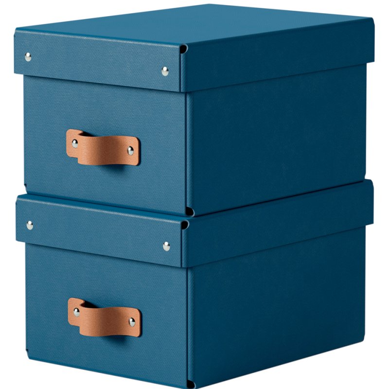 LEITZ ensemble de boîtes de rangement Puro, carton, 7 litres, beige