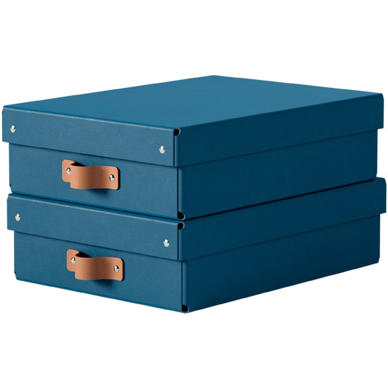 LEITZ ensemble de boîtes de rangement Puro, carton, beige, 2 pièces