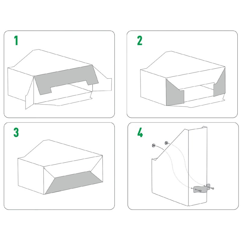 LEITZ porte-revues Puro, A4, vert sauge, 2 pièces