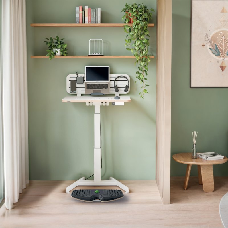 LEITZ Balance Board Ergo Active, gris foncé, 540×310×65 mm, avec ballon de massage
