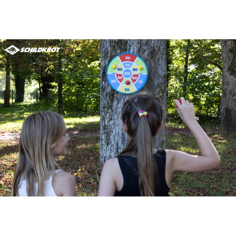 SCHILDKRÖT Soft dartboard set, hook-and-loop, including 6 balls