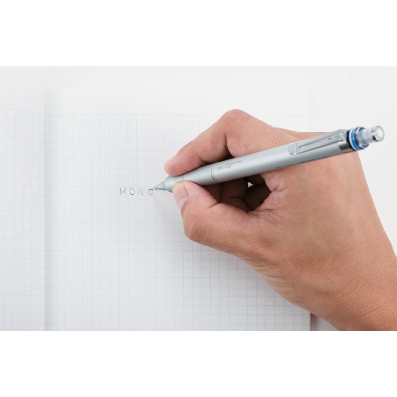 TOMBOW MONO graph fine vulpotlood, 0,5 mm, zilver