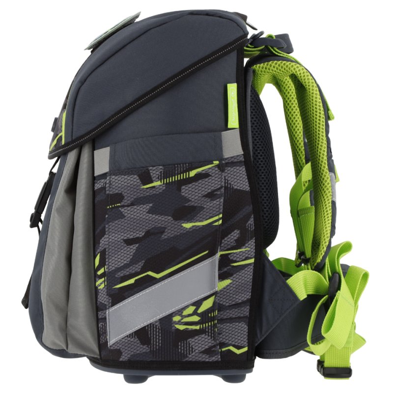 herlitz cartable FiloActive XL Wild Panther, anthracite/vert, 21 L