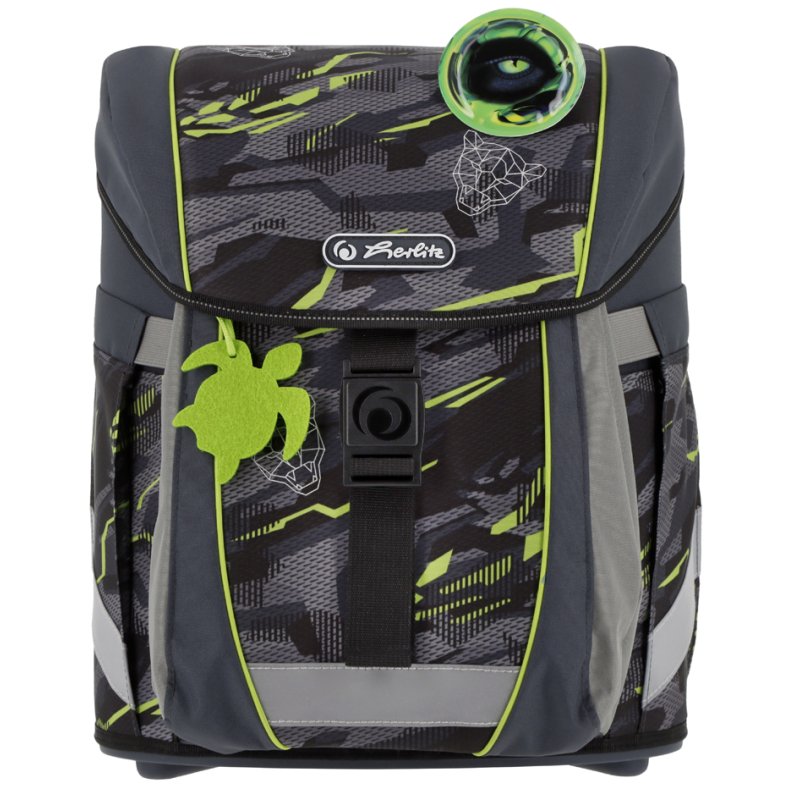 herlitz cartable FiloActive XL Wild Panther, anthracite/vert, 21 L