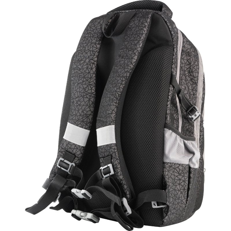 EBERHARD FABER sac à dos scolaire X-Style pro, gris/noir, 30 litres