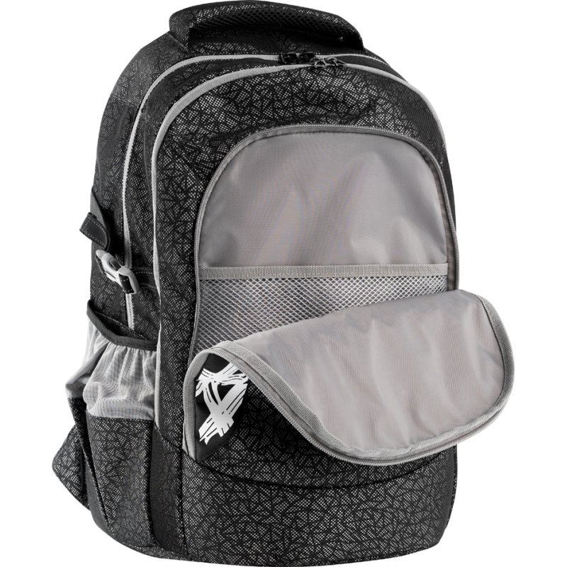 EBERHARD FABER sac à dos scolaire X-Style pro, gris/noir, 30 litres
