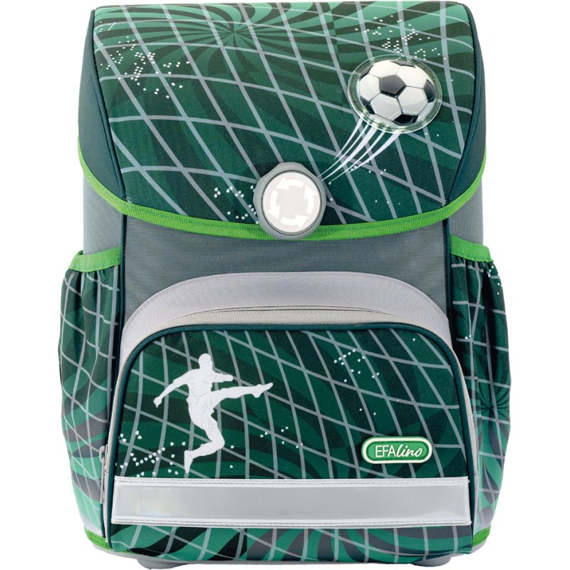 EBERHARD FABER ensemble sac scolaire EFAlino football, noir/vert, 18 litres