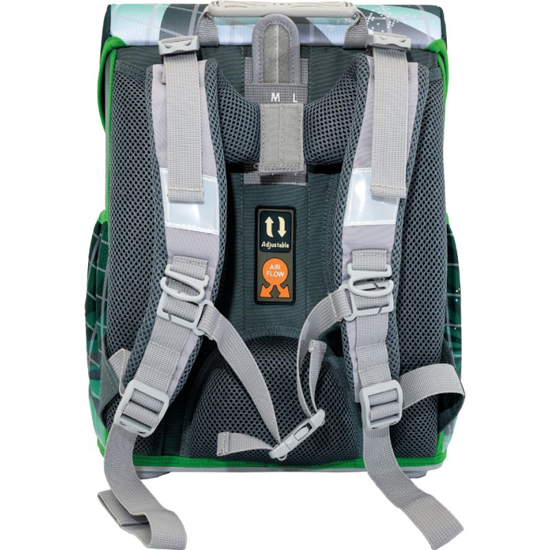 EBERHARD FABER ensemble sac scolaire EFAlino football, noir/vert, 18 litres