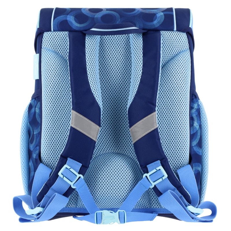 herlitz school bag Loop Plus Dolphin Ride, dark blue/light blue, 17 litres