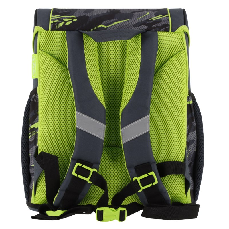 herlitz cartable Loop Plus Wild Panther, anthracite/vert, 17 L