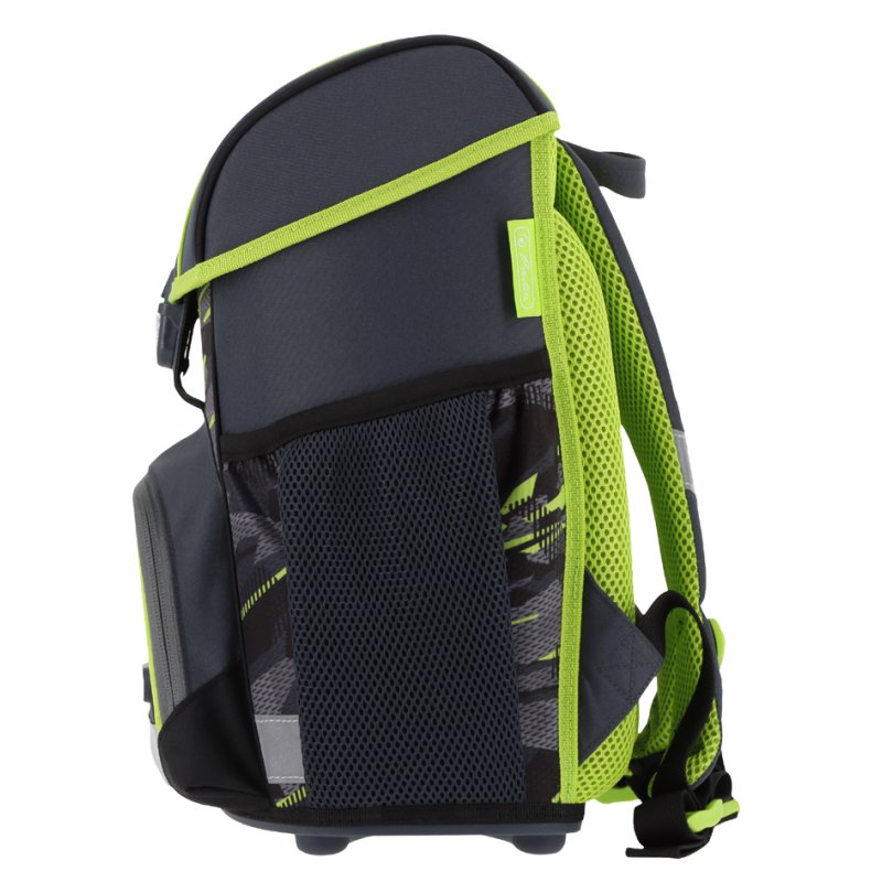 herlitz cartable Loop Plus Wild Panther, anthracite/vert, 17 L
