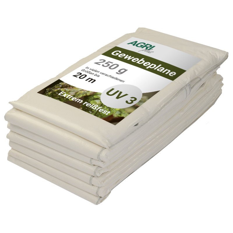 AGRIplus dekzeil met ogen, 4 × 6 m, blauw, 250 g/m²