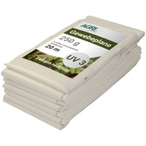 AGRIplus weefselzeil met ogen, 8 × 10 m, blauw, 250 g/m²