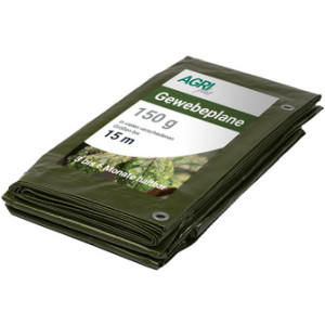AGRIplus dekzeil met ogen, 3 × 4 m, groen, 150 g/m²