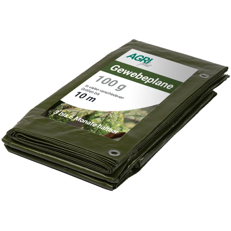 AGRIplus dekzeil met ogen, 3 × 4 m, groen, 100 g/m²