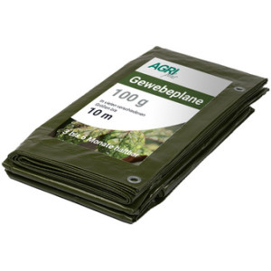 AGRIplus wevingszeil met ogen, 5 × 8 m, groen
