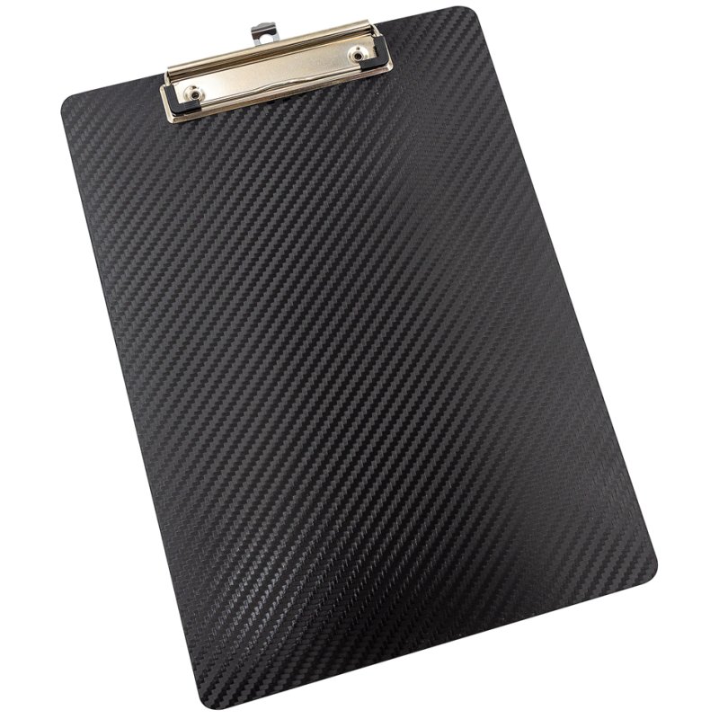 WEDO presse-papiers aspect carbone A4, noir, 50 feuilles
