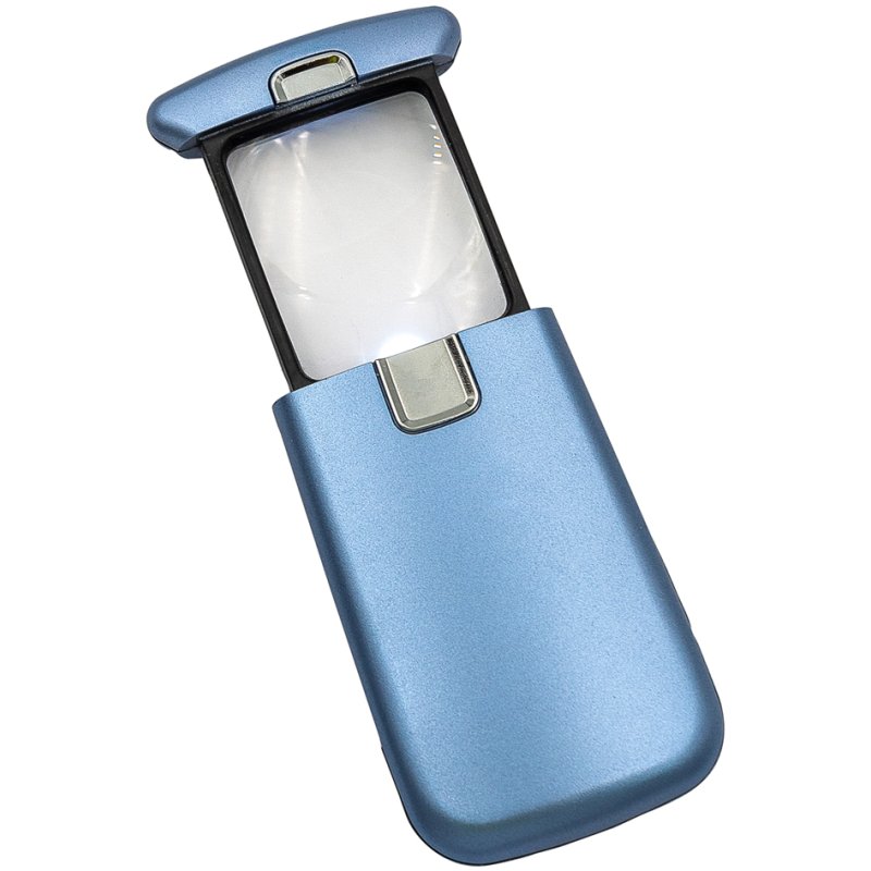 WEDO Lucina vergrootglas, blauw, 3× vergroting