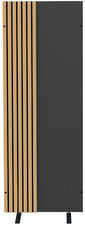 kerkmann scheidingswand Oxford, 800×1650 mm, antraciet