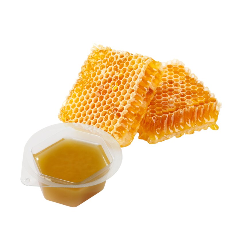 HELLMA Langnese miel de campagne crémeux doré, 72 portions de 20 g, 100% miel