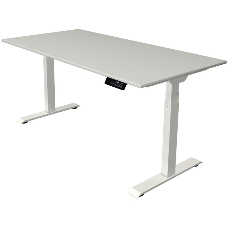 Kerkmann Move 1 Stable bureau assis-debout, électrique, 160×80 cm, chêne blanc