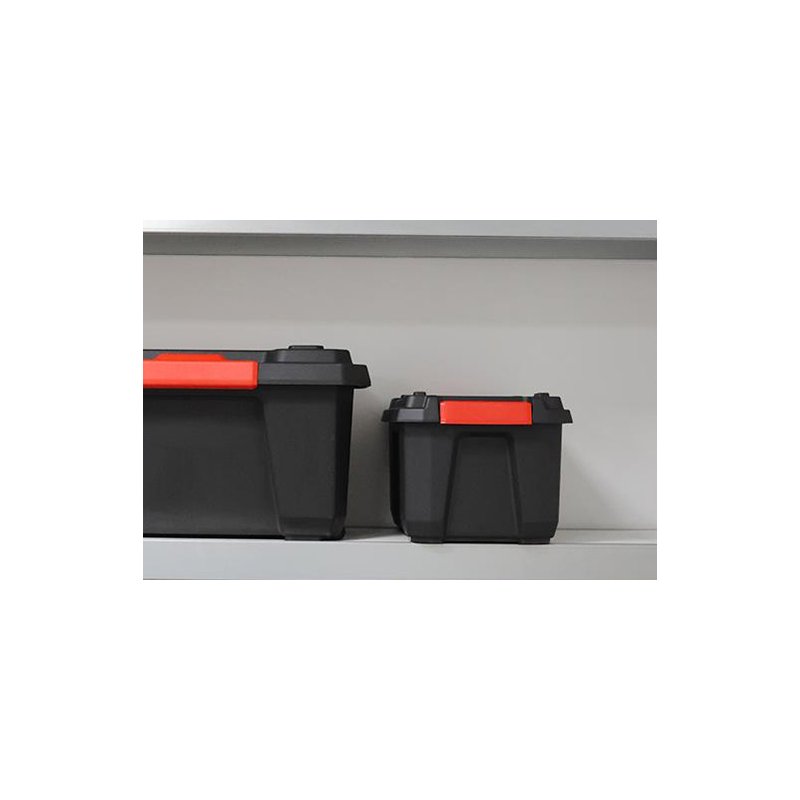 Mallette à outils EDA XPERT PRO, 40 L, noir/rouge, 356×573×303 mm