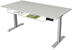 Kerkmann Move 1 Stable zit-sta bureau, elektrisch verstelbaar, 140×80 cm, ahorn