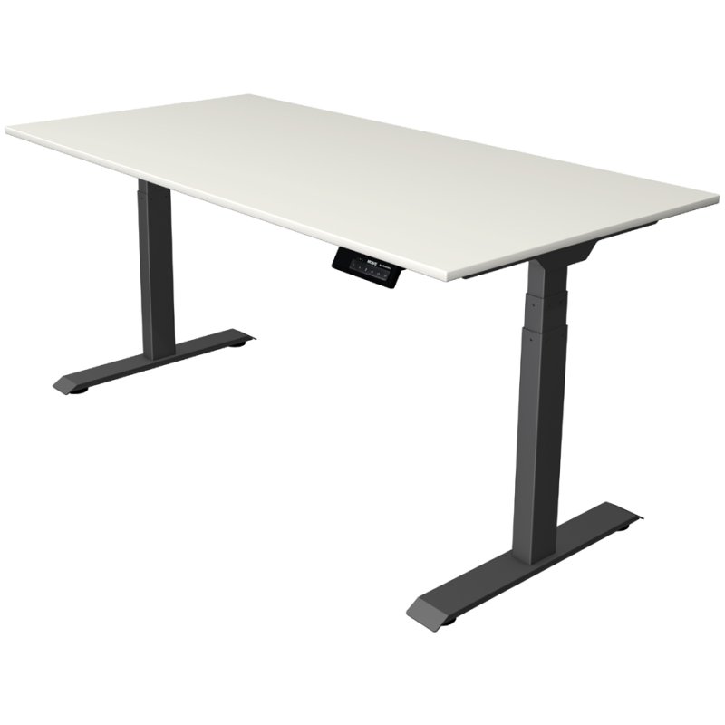 Kerkmann Move 1 Stable bureau assis-debout, réglable électriquement, blanc, 140×80 cm