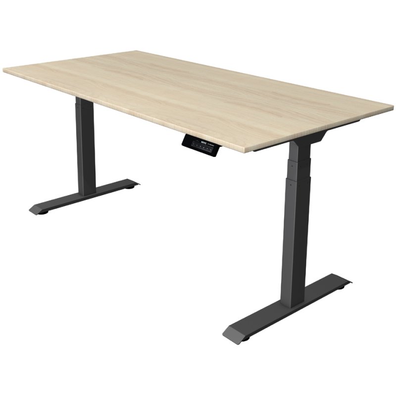 Kerkmann Move 1 Stable bureau assis-debout, réglable électriquement, blanc, 140×80 cm
