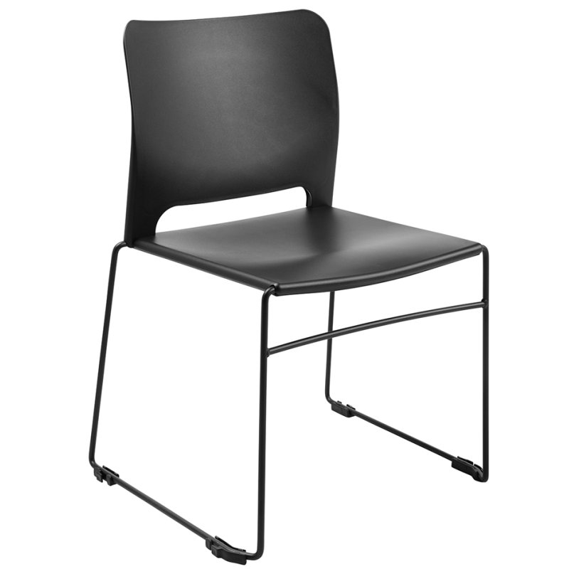 Topstar bezoekersstoel Visit Lite, sledeframe, wit, stapelbaar