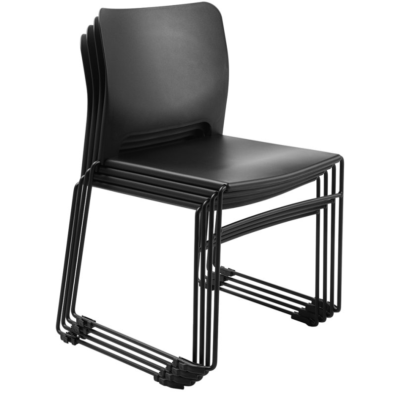 Topstar bezoekersstoel Visit Lite, sledeframe, wit, stapelbaar