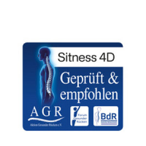 Topstar Sitness 4D Move zadelkruk, papyruswit/groen, 360° draaibaar, 530-640 mm