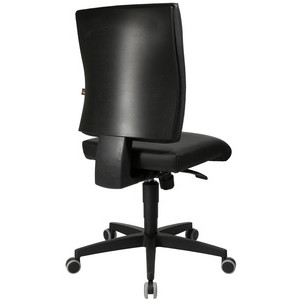 Topstar Lightstar 10 bureaustoel, kunstleder, zwart, 110 kg