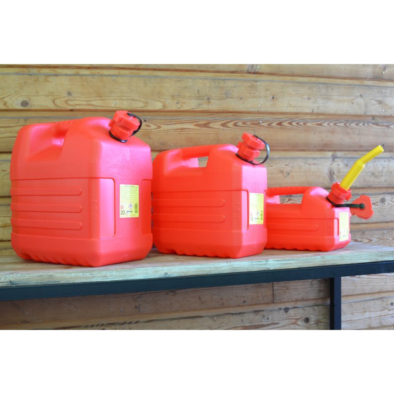 EDA benzinekanister 2, 20 liter, geïntegreerde uitgietër