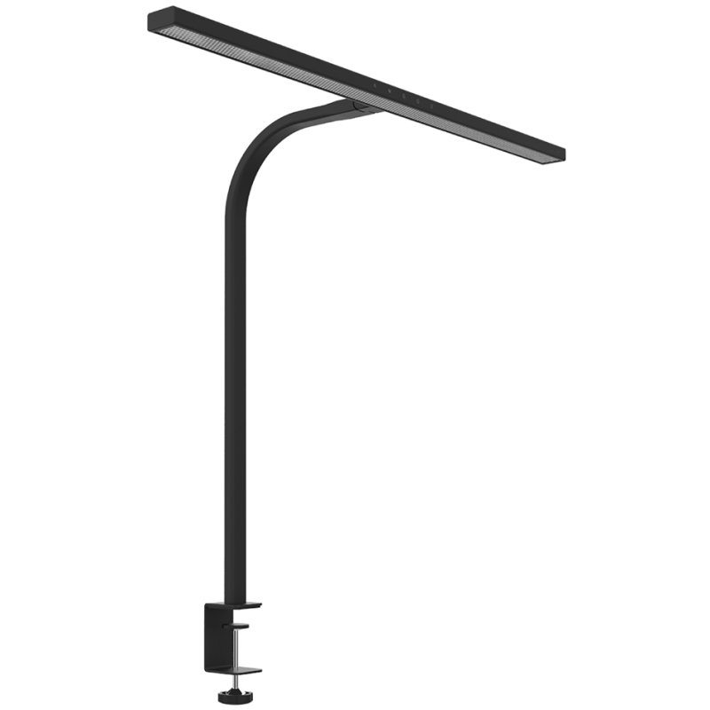 UNiLUX STRATA 80 LED desk lamp, with clamp, black, 19W