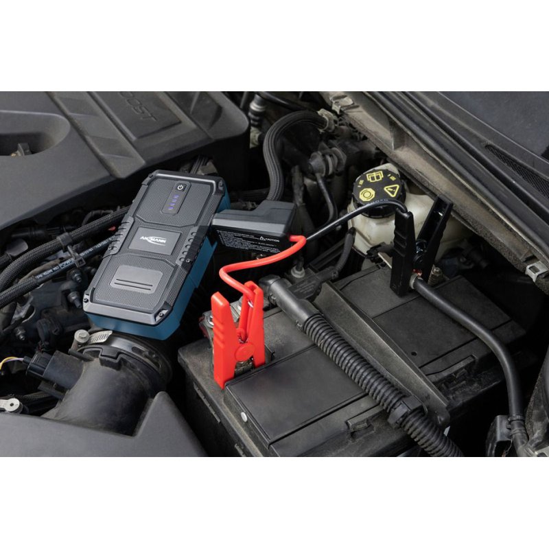 ANSMANN jumpstarter 10.0, 12V auto-accu's, 2500 mAh, zwart/blauw